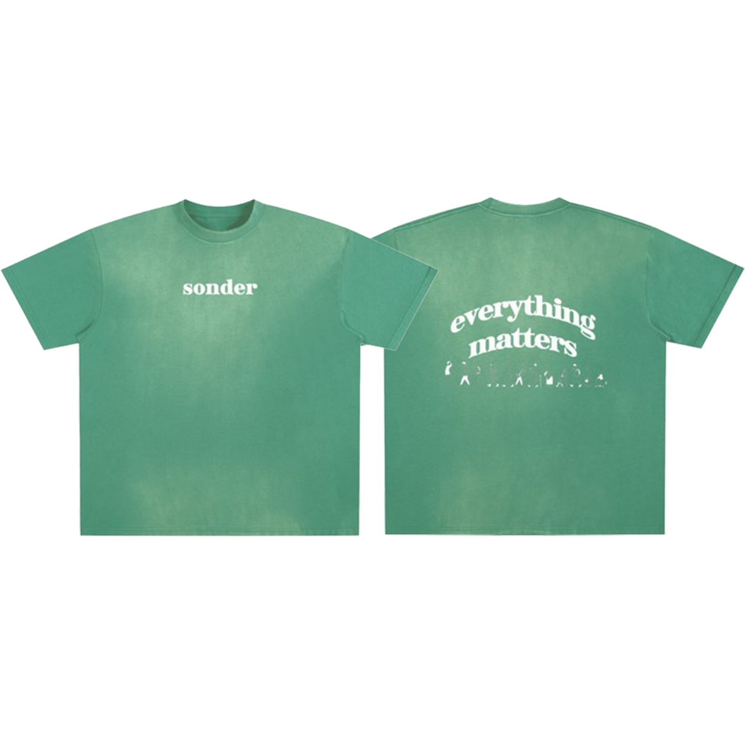 Everything Matters Heavyweight T-Shirt Emerald